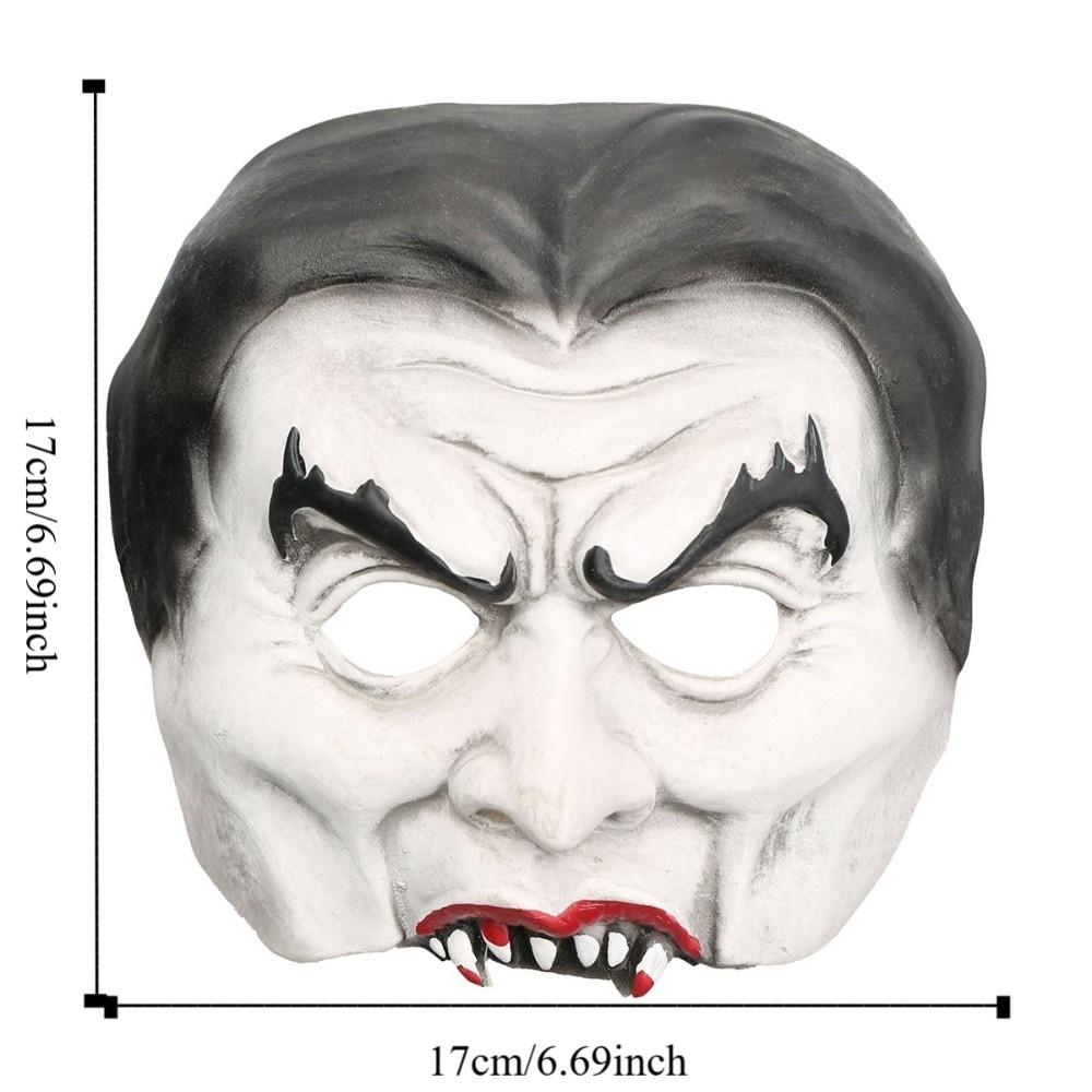 Latex Material Halloween Headgear Scary Haunted House Props NPC Mask  Holiday Celebration