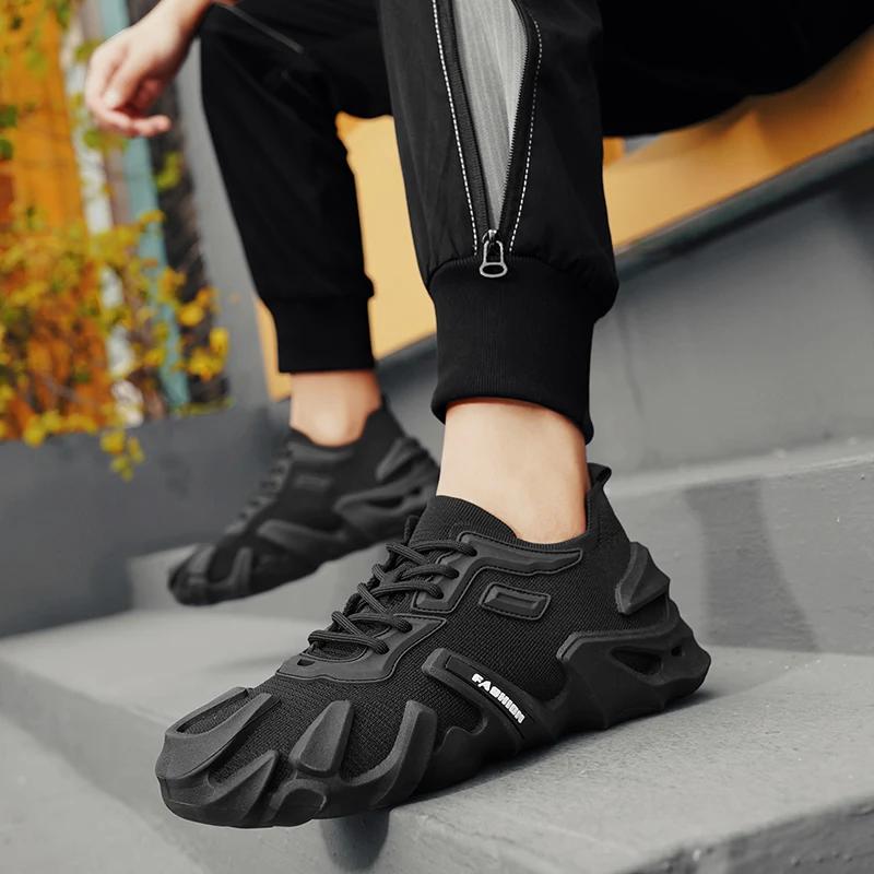Men's Breathable Mesh Casual Sneakers Original Comfort Lightweight Sports Running Shoes for Men