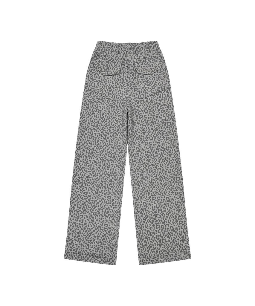 Tansanmageunesyum Juyoung X Tansan Studded Sweatpants (Leopard Gray)