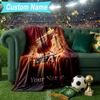 Custom Name Blanket Heat Team Logo Artwork Blanket Bedding Blanket for Travel, Camping, Living Rooms, Offices, Sofas, Fan Christmas gift