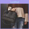 Sleek And Roomy Casual Women Large Capacity Solid Rivet Shoulder Messenger Bags