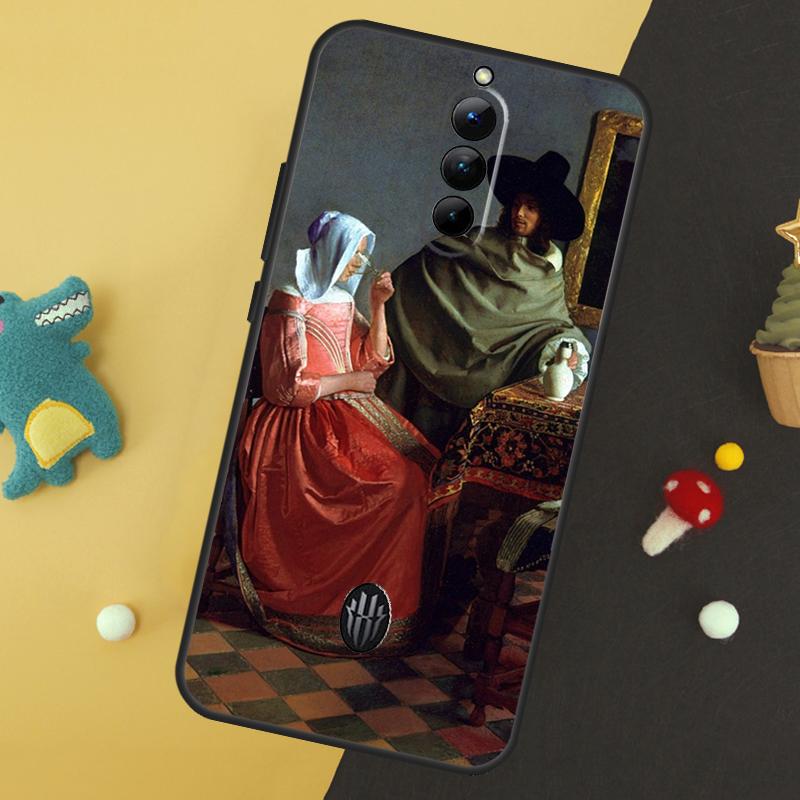 

Кейс Johannes Vermeer для ZTE Nubia Red Magic 8 8S 9 Pro Plus RedMagic 6 7 Pro 6S 7S Pro 5S 6R 5G Задняя крышка For Red Magic 5G