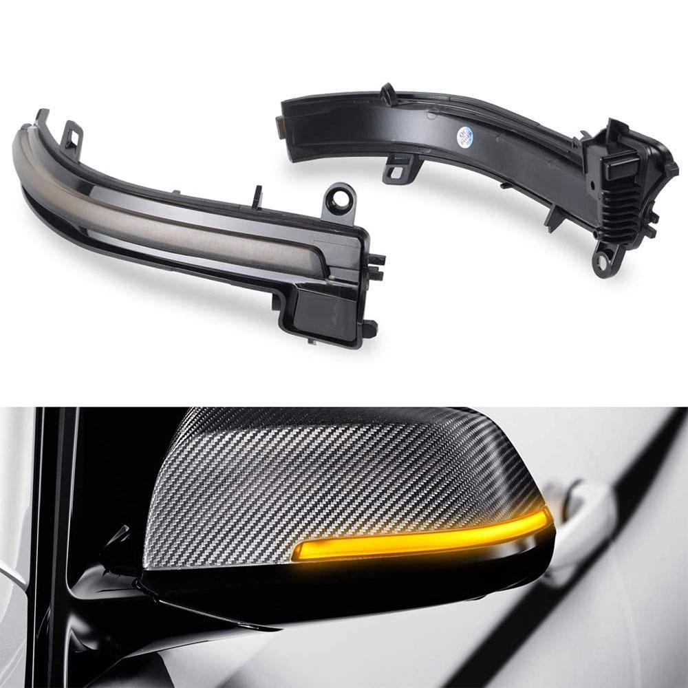 

Светодиодный индикатор боковой двери, крыла зеркала, динамический индикатор для BMW 2 4 3 1 серии I3 F30 чёрный