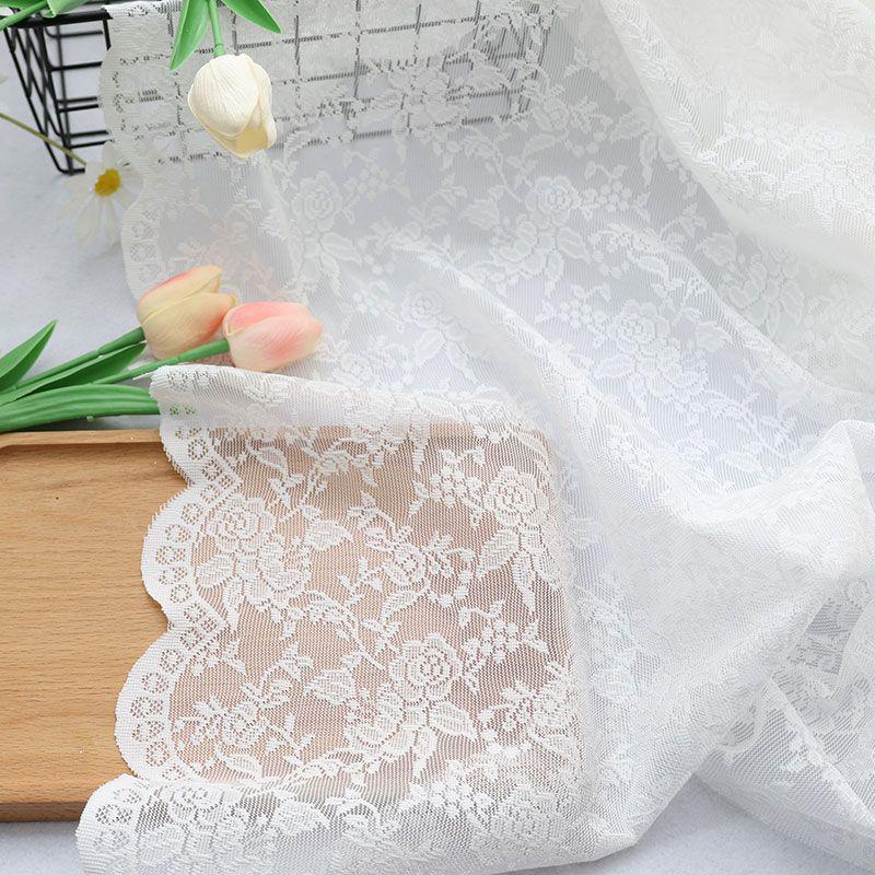 Weiße transparente Spitzengardinen & Hochzeitsvorhänge - Kostenloser Versand