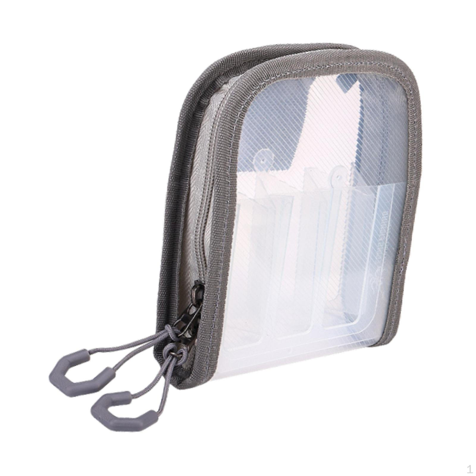 

Сумка Чехол для Приманок 6 Отделений Удобная Снаряжение Универсальный Компактный Ящик для Хранения Рыболовные Снасти серый