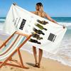 Vibrant Youth Expressions Beach Towel Outdoor Camping Beach Towel for Vacation Photos Quick-drying Swim Towel Swim Seaside Outdoor Picnic Beach Mat