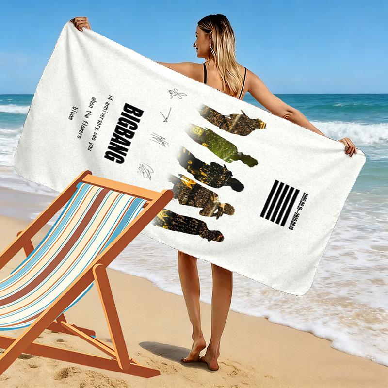 Vibrant Youth Expressions Beach Towel Outdoor Camping Beach Towel for Vacation Photos Quick-drying Swim Towel Swim Seaside Outdoor Picnic Beach Mat