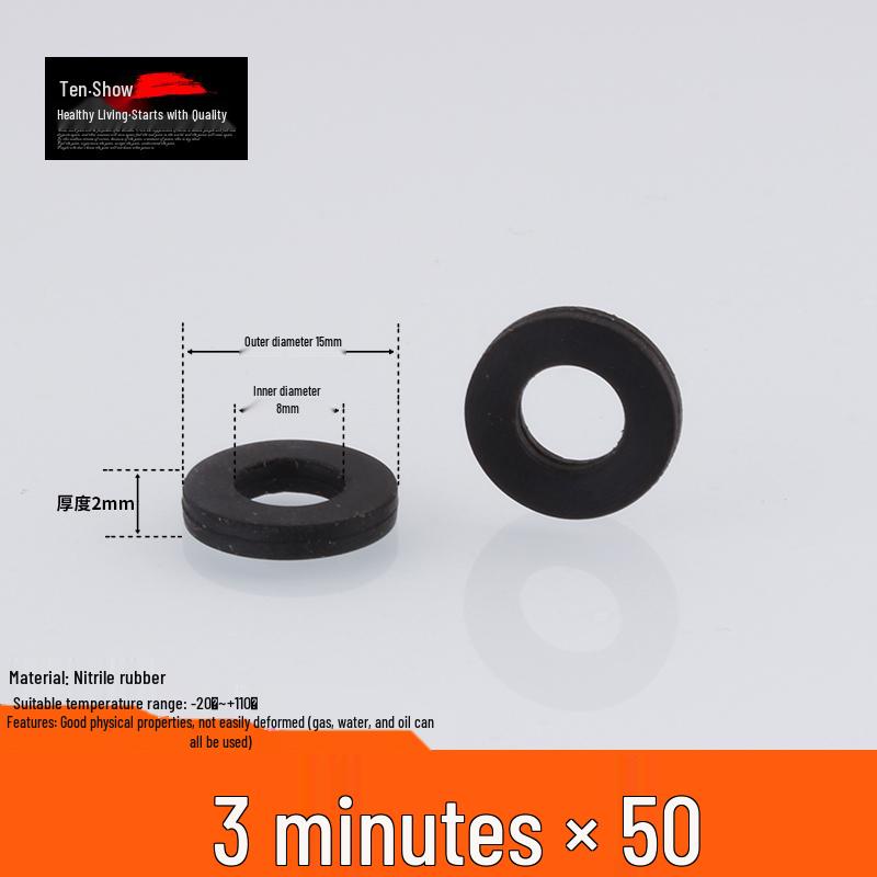 1-Inch Silicone Rubber Washer for Water Pipes and Meters