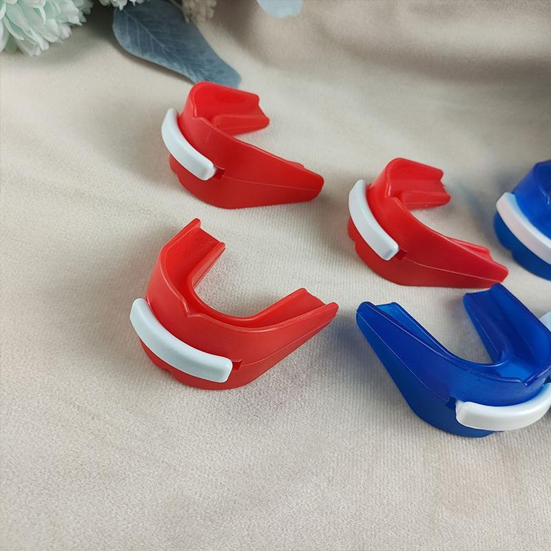 Dual-Sided Mouthguard for Football Rugby Training | EVA Material Transparent Box Portable Multi-Color Options 3