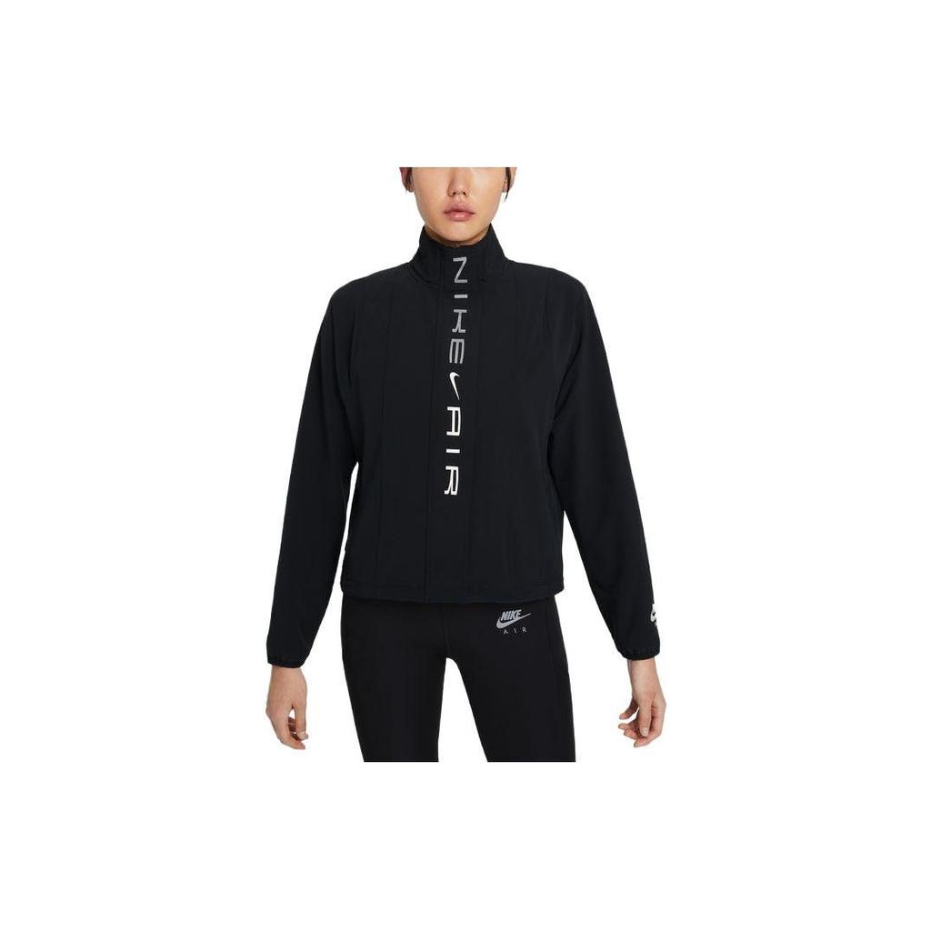 Nike Air Series Dri-Fit Casual Sports Zip Collar Long Sleeve Jacket Women jackets Black DD4030-010