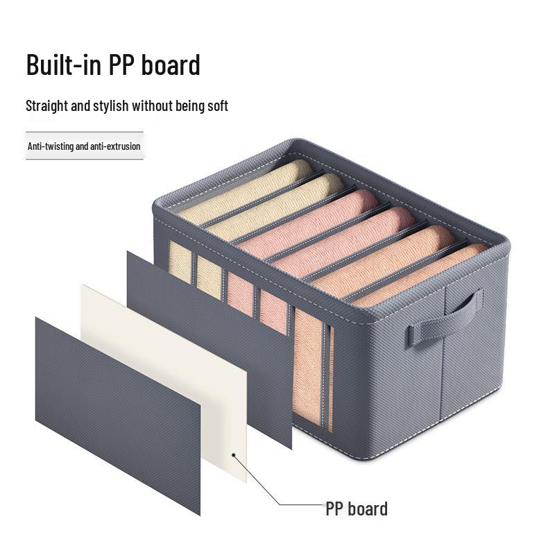 Large Capacity Layered Clothing Organizer for Wardrobes