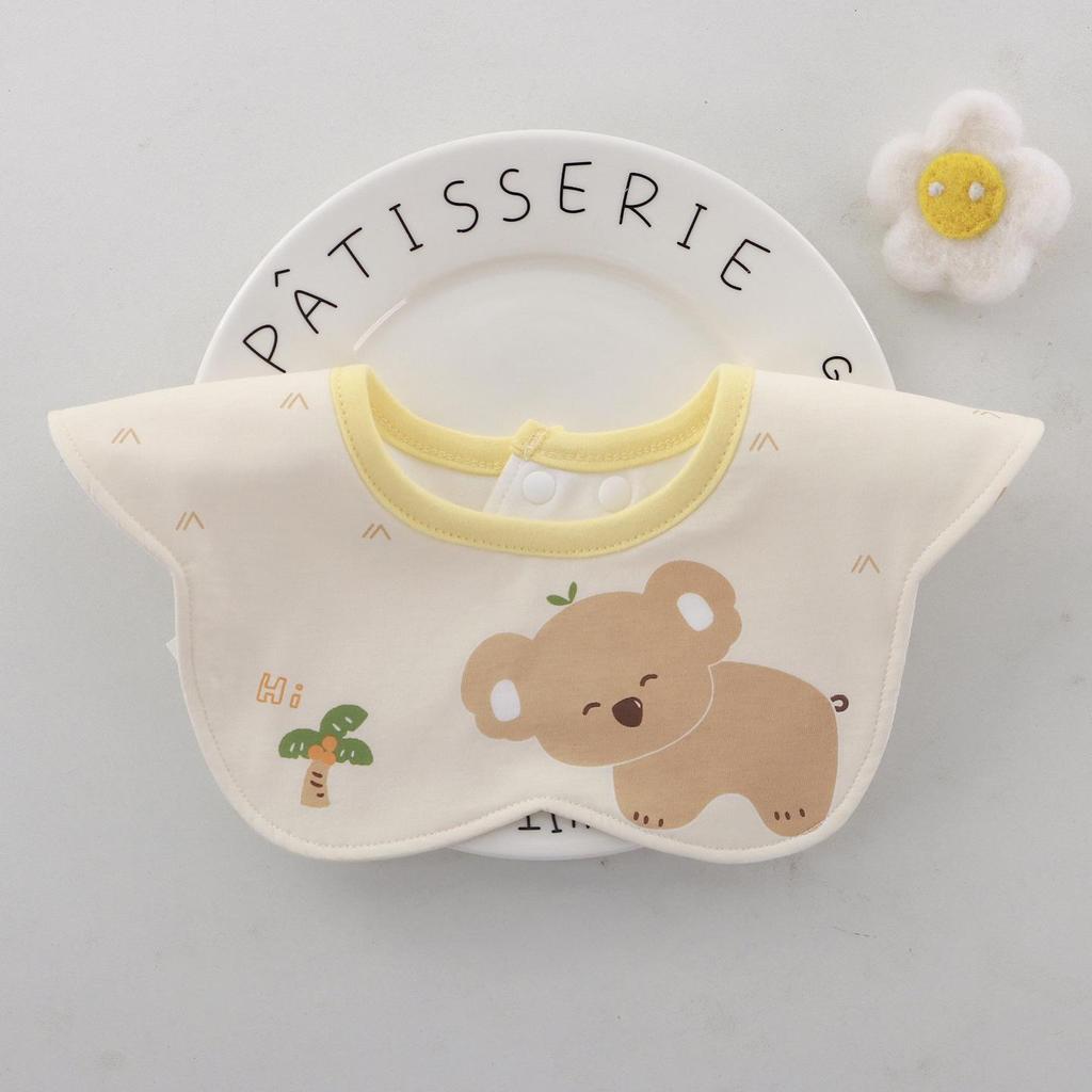 Yi Wan Bao A-Grade Cotton Antibacterial Waterproof Baby Bibs