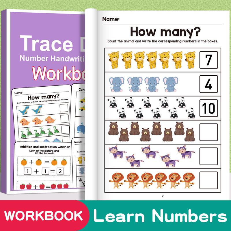 Preschool Math Fill-in-the-Blanks Workbook: Logic, Pattern Recognition & Fun Learning