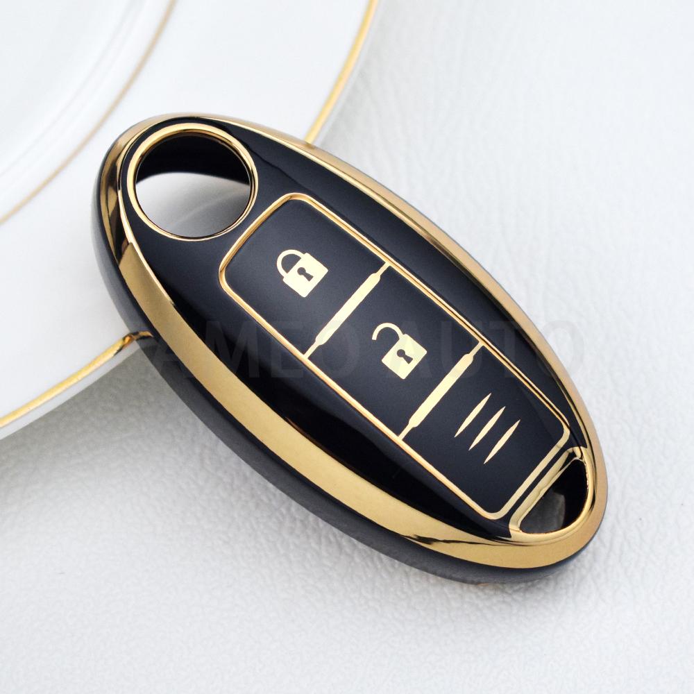 3 Buttons Protect Cover For NISSAN Maxima Altima Versa Sentra Sunny Sylphy Teana Qashqai X-Trail Juke TPU Car Key Shell Case Fob
