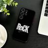 ROCKSTAR  Phone Case For Samsung S26,S25,S24,S23,S22,S30,S21,Ultra,Plus,FE 5G Black Soft Cover
