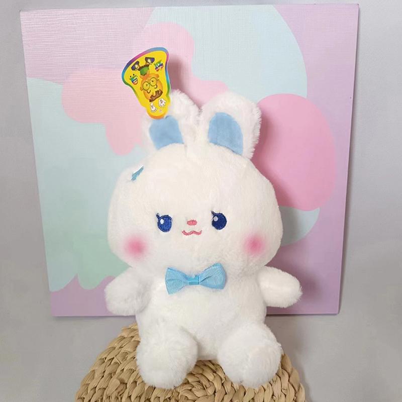 22cm Peep Bunny Plush Toys Stuffed Animal Star Rabbit Doll Room Desktop Sofa Decor Easter Bunny Soft Pillow Gifts For Girl Doll