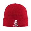 Lada Autosport Logo Print Beanie Hats Skullies Beanies Warm Soft Men Women Elastic Caps Autumn Winter Graphic Bonnet Hats WW20