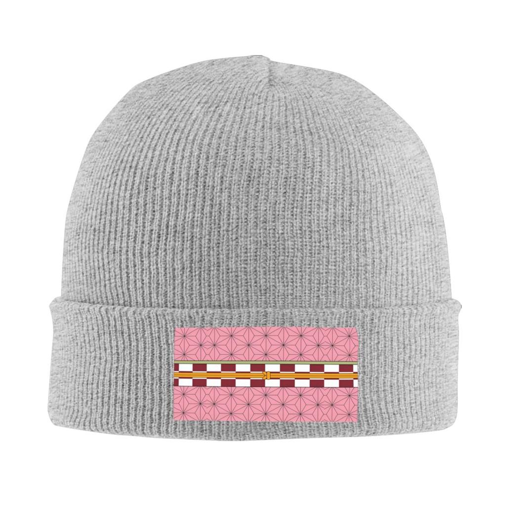 Demon Slayer Kimetsu No Yaiba Beanie Cap Unisex Winter Warm Bonnet Homme Knitted Hats Hip Hop Anime Unisexga Skullies Beanies Caps