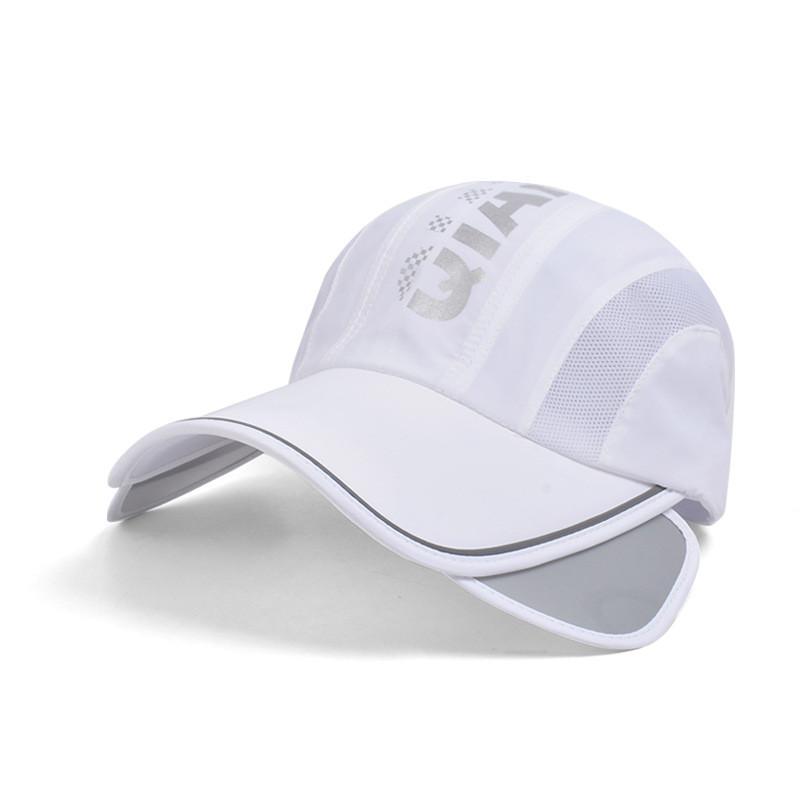 Summer Sun Protection Cap With Retractable Brim For Outdoor Cycling And Casual Wear