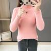 Autumn Winter Thick Sweater Women Knitted Ribbed Pullover Sweater Long Sleeve O-neck Slim Jumper Soft Warm Pull Femme Tops