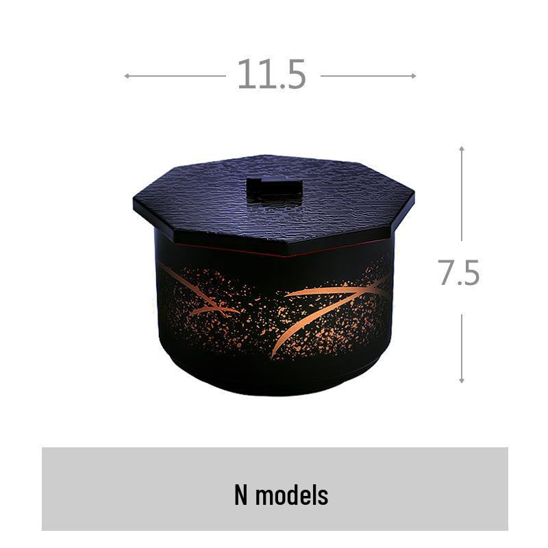 Japanese-Korean Style Soup Bowl with Lid - Versatile for Soup, Rice, or Dipping Sauces