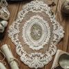 1PC Dinning Table Cover Embroidered Table Cloth Elegant Round Lace Tablecloth Coffee Coasters Napkin Party Wedding Decoration