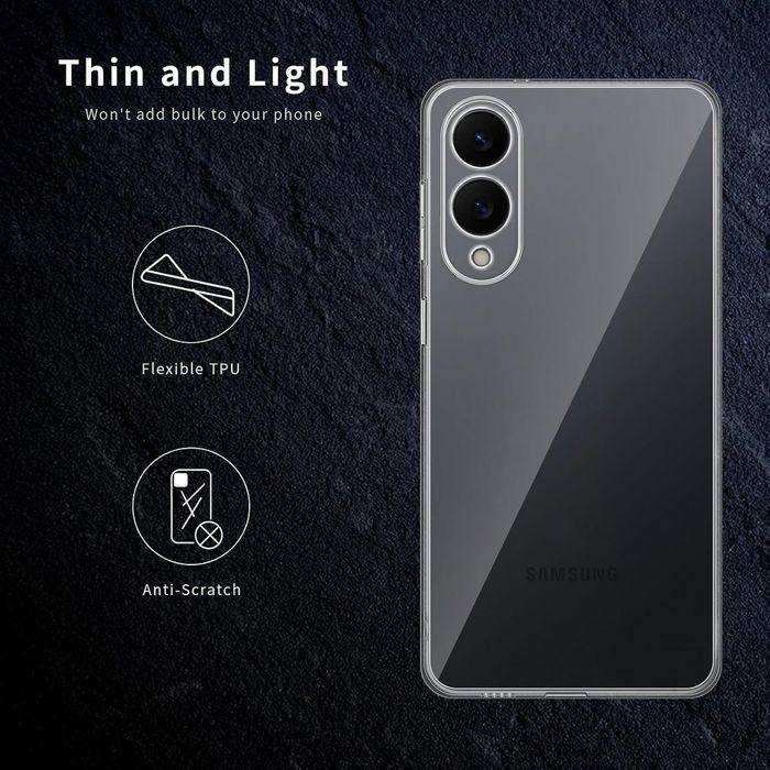 Coque de protection - BOOLING - pour Samsung Galaxy S25 Edge - Silicone Antichoc - 2 Verres Trempés - Transparent