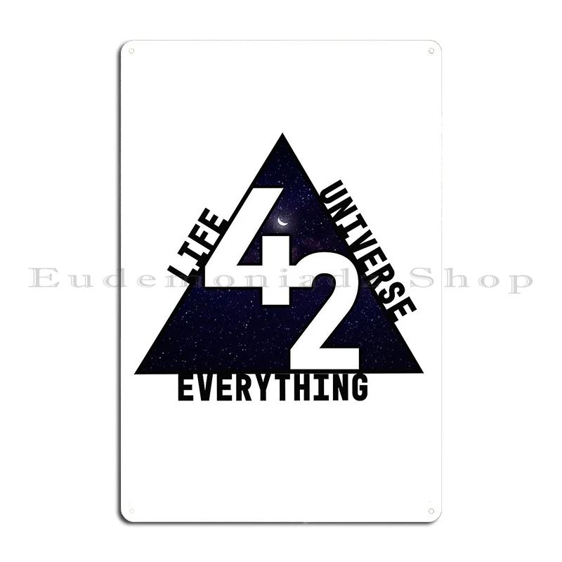 The Answer Is Metal Sign Wall Plaque Pub Mural Cinema Printing Tin Sign Poster 20x30cm(7.8x11.8inch)