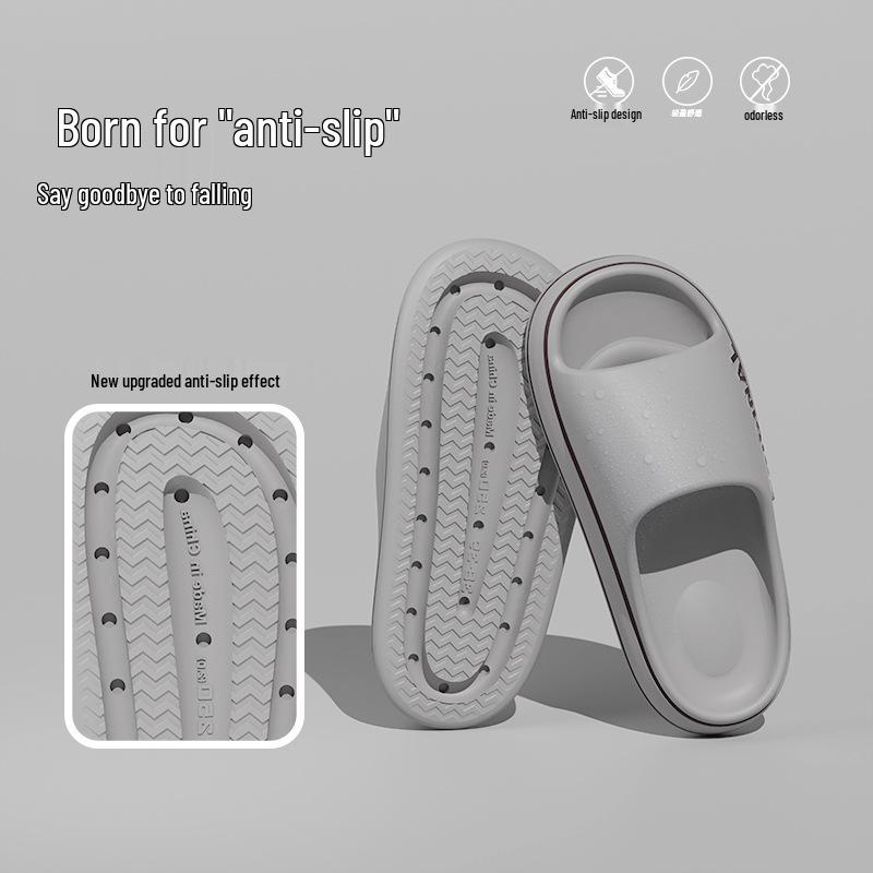 Pánské letní protiskluzové pohodlné pantofle se silnou podrážkou