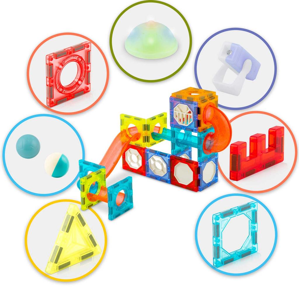 Magnetically Lit Building Blocks Ricokids