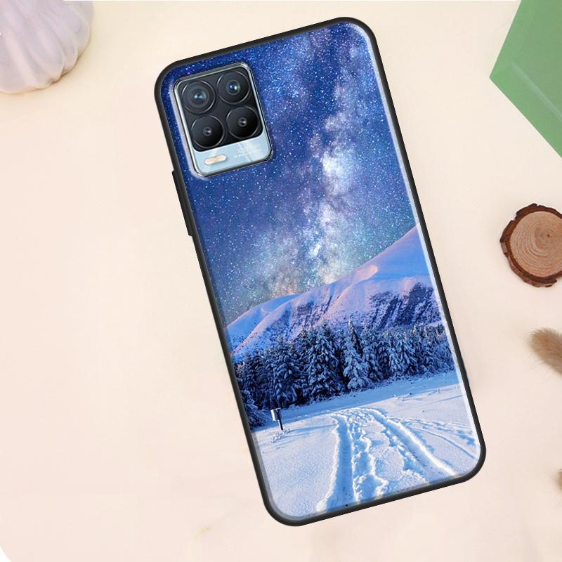 

Landscape Winter Light Snow Case For Realme C55 C53 C33 C63 C61 C51 C65 C67 C71 C75 11 12 13 14 15 Pro Plus GT6 GT7 Pro Realme C71 4G
