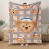 1 Stück, Duffy (2) Gemütliche Flanell-Kuscheldecke Perfektes Geschenk für Schlafzimmer, Wohnzimmer, Reisen, Camping, Auto