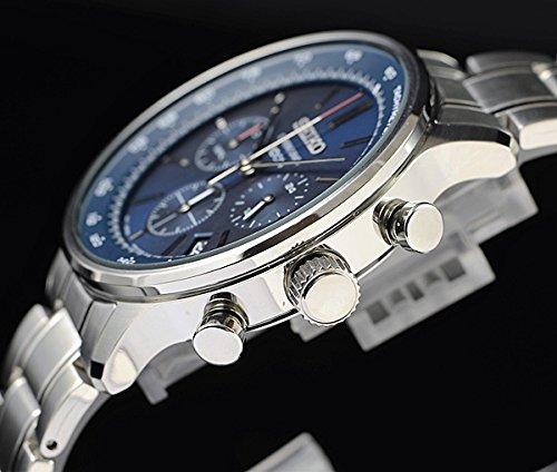 Seiko SSB163P1 Men's Blue Chronograph Watch, 100m Water Resistant, In Original Manufacturer's Box [Parallel Import]