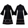 Túnica de Sacerdote de Iglesia Medieval Para Mujeres Con Tejido de Poliéster Para Cosplay y Juego de Rol de Fantasía