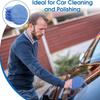 6pcs Double-sided Cleaning Pads Rags Machine Washable Cleaning Sponge Wipe  Auto Detailing