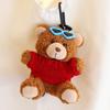 Cute Teddy Bear Keychain Pendant Plush Toy Ornament