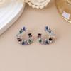 New Fashionable Personalized Diamond-encrusted Earrings, Studs, European and American Trend Light Luxury INS Simple and Versatile Earrings, Earrings.
