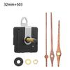 Silent DIY Cross-Border Long Shaft Clock Movement with Walnut Wood Hands - 4 Styles Available