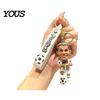 Keychain Charm Pendant, Football Star Figure Key Holder with Exquisite Craftsmanship Lanyard, Bag Pendant for Backpacks Handbags Cars Wallets