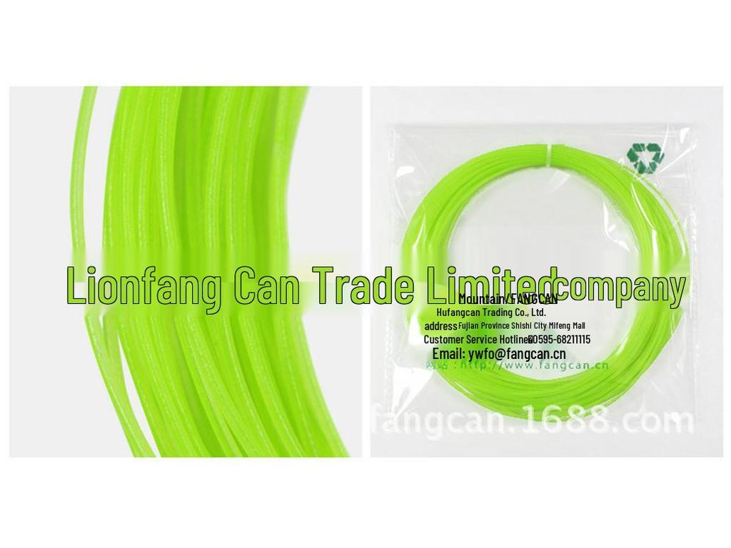 Corda da Tennis FANGCAN ad Alta Elasticità in Nylon - Resistente, Monofilamento 12m