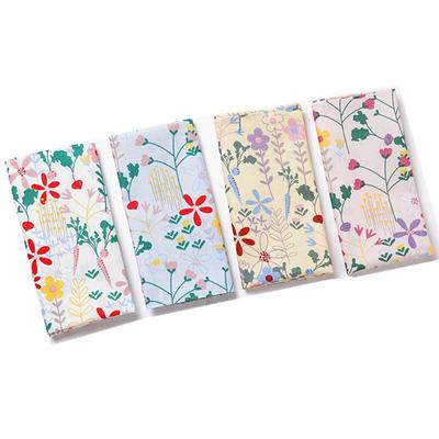3 buc 34x34cm 100% bumbac cu flori imprimate batiste femei eșarfă pătrată portabilă moale, cadou pentru petrecere de nuntă