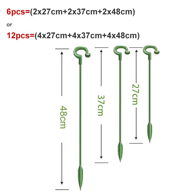6pcs 12pcs Butterflies Orchid Succulents Flower Vegetables Plant Stand Plant Potted Support Rods Garden Supplies
