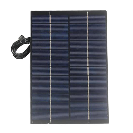 4.2W 12V Solar Panel High-Efficiency PET Lamination Type-C Output 20.5% Conversion Rate Solar Panel for Outdoor Security Cameras