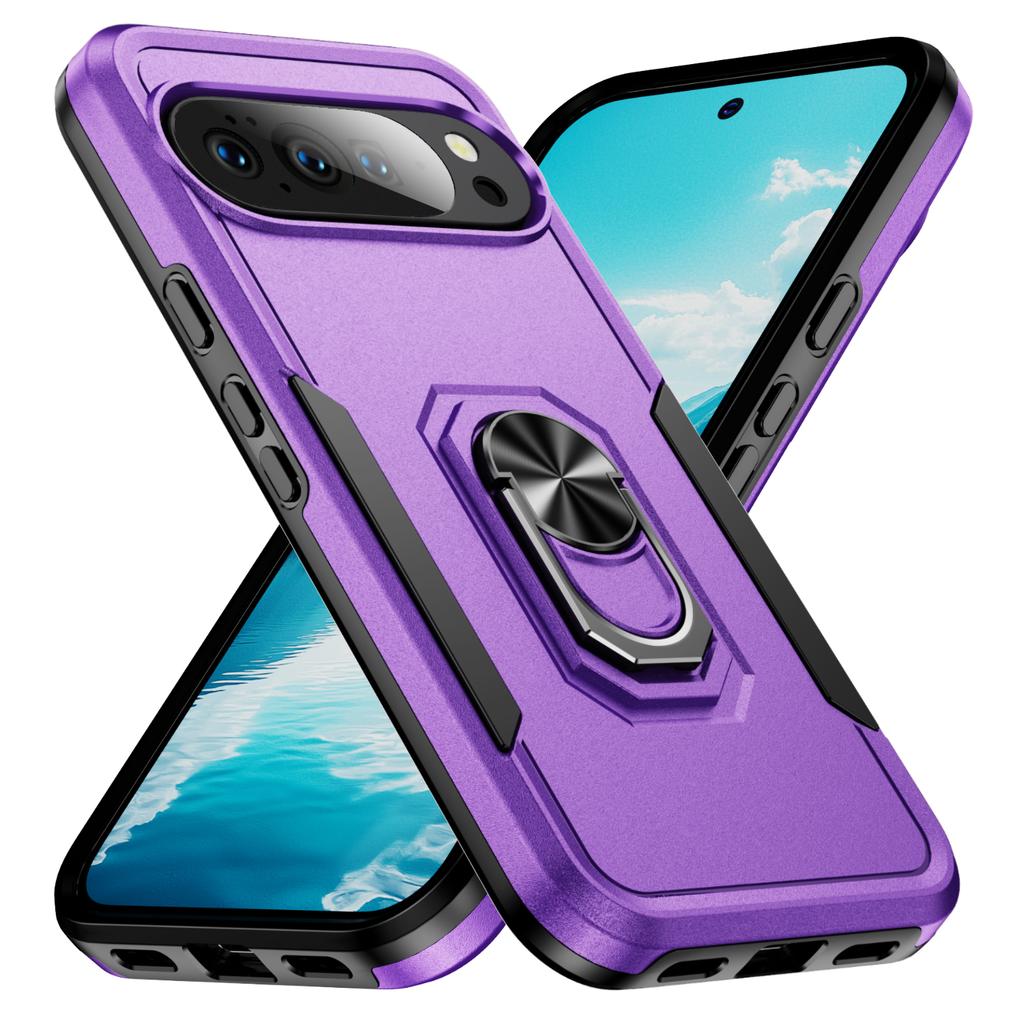 Capa Case com Suporte de Anel Magnético de Alta Resistência Militar Para Google Pixel 10 9 8 7 6 A Pro XL Robusta Fosca Híbrida à Prova de Choque Capa Defensora