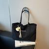 Large Capacity Cloth Bag Women's New Fashionable Versatile Portable Shoulder Bag Going Out Commuting Tote Bag