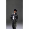Men's Retro Black & White Checkered Long Sleeve Shirt Jacket - Casual Spring/Autumn Wear