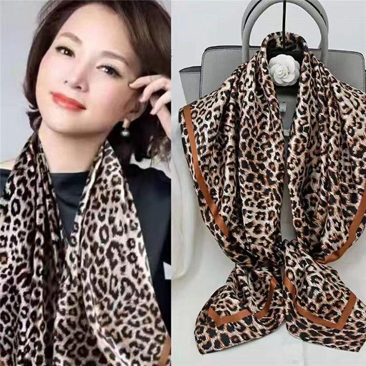 90 Large Square Scarves, Silk Scarves, Women'S Imitation Silk Fashion Shirts, Small Square Scarves, Mother Scarves.