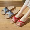 Women's & Men's Non-Slip Wear-Resistant Linen Slippers for All Seasons