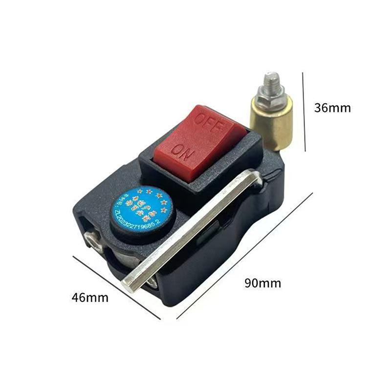 Rocker Type Battery Disconnect Switch With Voltage Display And Thickened Pure Copper Perfect For 12V 24V Car Truck Rv Marine Use