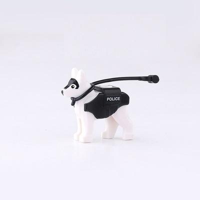 Military Dog Soldier Figures Accessories Mini Action Figure Building Blocks City Friends SWAT Police Army Weapon MOC Bricks Toys